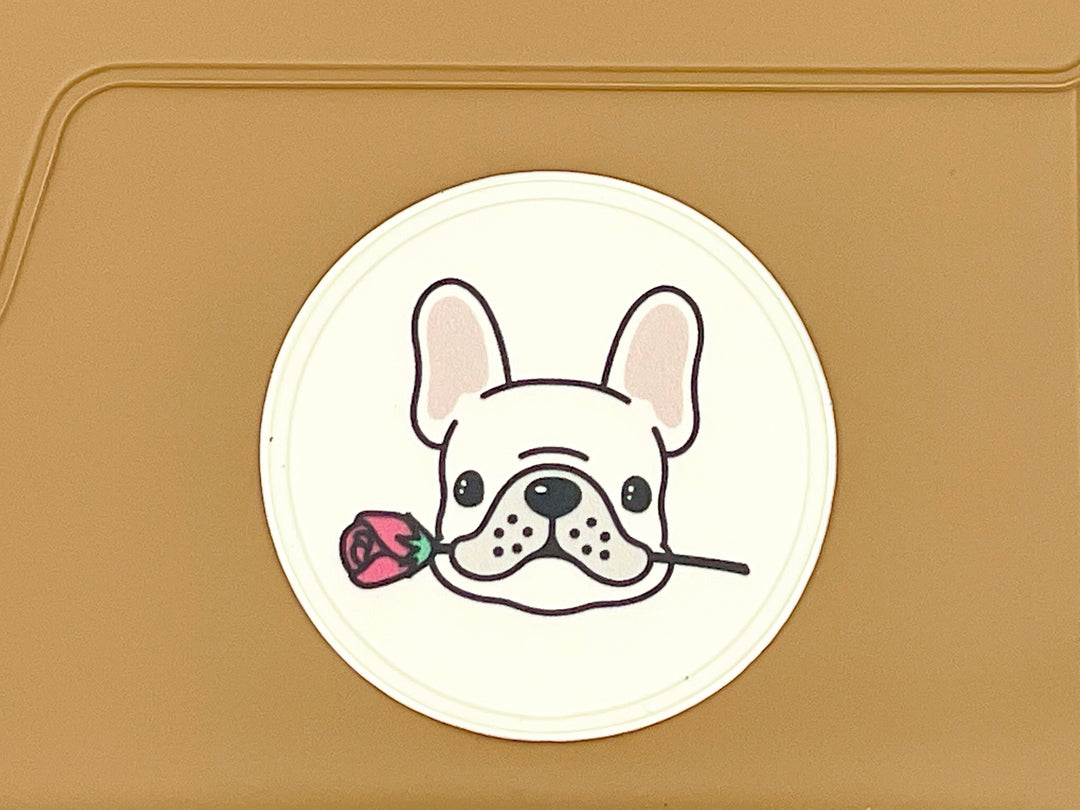 3つ折りマスクケース（フレンチブルドッグ） マスクポーチ 日本製  